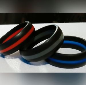 Silicone Wedding Bands for First Responders